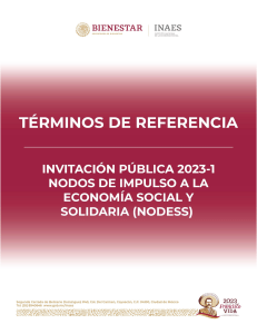 Invitación Pre-NODESS 2023: Economía Social y Solidaria