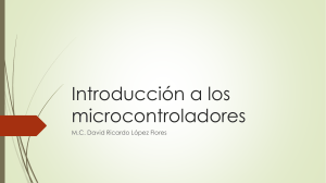 Introducción a los microcontroladores