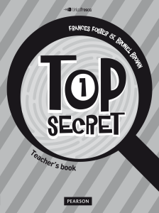 Top Secret 1. Pearson-Tinta fresca