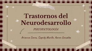 Capítulo 14 - Trastornos del neurodesarrollo
