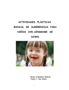 Actividades plásticas para niños con Síndrome de Down