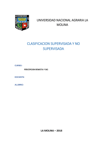 Informe #1 - Clasificacion supervisada y no supervisada