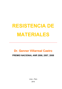 Resistencia de materiales - Dr. Genner Villarreal Castro