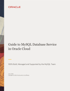 Guía MySQL en Oracle Cloud