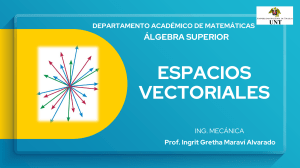 S6  ESPACIOS VECTORIALES