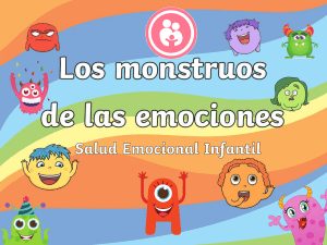 MONSTRUO DE LAS EMOCIONES - SALUD EMOCIONAL INFANTIL