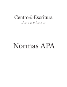 Normas APA 6ta edicion