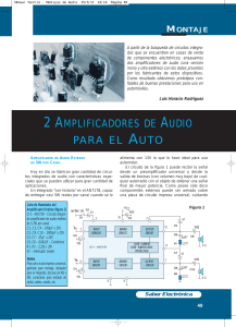 2 Amplificadores de Audio para el Auto, 5W y 20W (Montajes) - SE287
