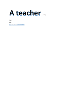 A teacher - Serie