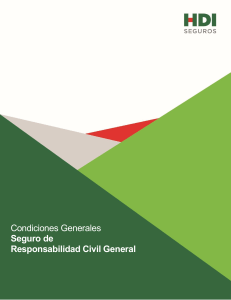 HDI condiciones responabilidad civil