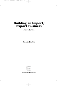 2008-Wiley Building an Import-Export Business 4th