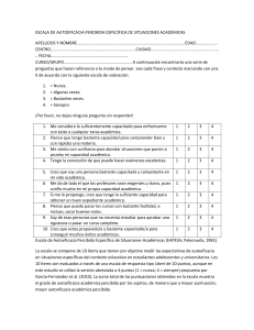 Escala de autoeficacia percibida específica de situaciones académicas 