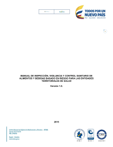 28. Manual de IVC de Alimentos y Bebidas basado en el riesgo para Las ETS