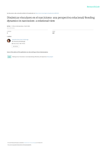 DINAMICAS VINCULARES en el NARCISISMO