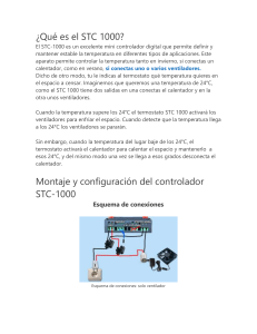 Manual del Controlador de Temperatura STC-1000