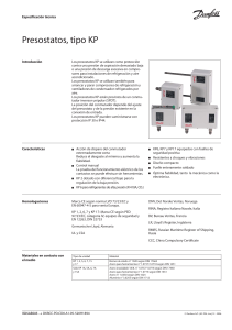 - Presostato 85 danfoss