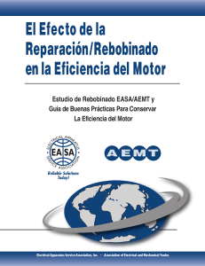 6.- Efecto de la reparación de un motor en la eficiencia