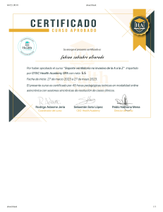 certificado curso VMNI