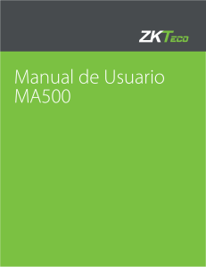 MA500 Manual de Usuario