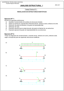 ANALISIS ESTRUCTURAL DE ESTRUCTURAS ISOSTATICAS