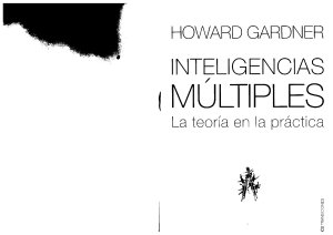 Gardner Inteligencias múltiples