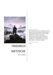 Nietzche - Vida y Filosofia