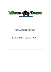 Quiroga, Horacio - El crimen del otro