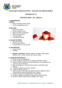 SHESEECAKE DE FRESA- TALLERES PRODUCTIVOS 