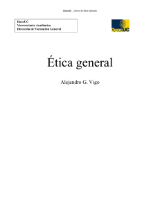 Etica General - Vigo