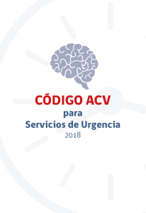 Codigo ACV para Servicios de Urgencia MINSAL Chile 2018