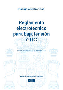 BOE-326 Reglamento electrotecnico para baja tension e ITC (1)