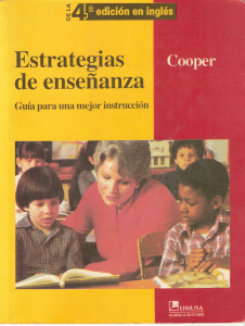 ESTRATEGIAS DE ENSEÑANZA Cooper