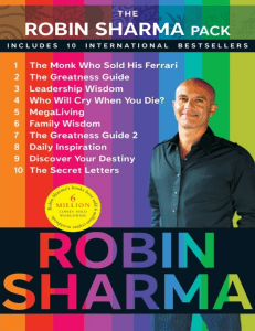 Robin Sharma Pack (10 Volume Set)