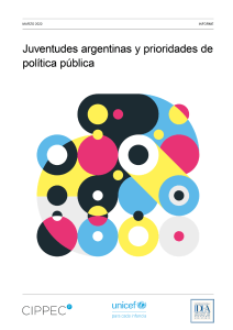 Juventudes argentinas y prioridades de política pública