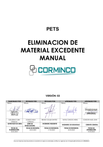 2.3 COR-SSOMA-PETS-4304 ELIMINACION DE MATERIAL EXCEDENTE MANUAL