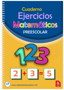 Cuaderno de Ejercicios de Matemáticas 5 años-me