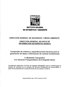 modelo topografico -Procesamiento digital de imágenes  escaneo fotogrametrico de fotografia aerea