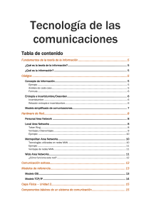 Resumen Tecnología de las comunicaciones I Primer Parcial - Tannenbaum