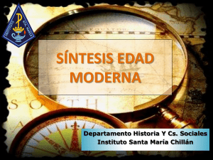 Síntesis Edad Moderna 8° 2023