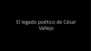 El legado poético de César Vallejo