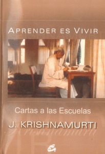 Aprender es Vivir - Jiddu Krishnamurti 