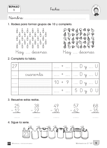 Ejercicios Repaso 2º Primaria mates Edelvives