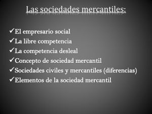 LAS SOCIEDADES MERCANTILES