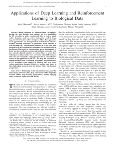 Applications of Deep Learning and Reinforcement Learning to Biological Data