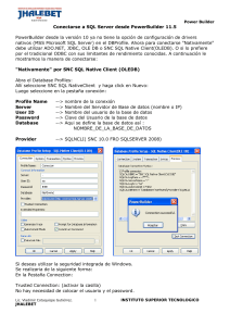 Conexi&oacute;n SQL Server con PowerBuilder 11.5: Tutorial