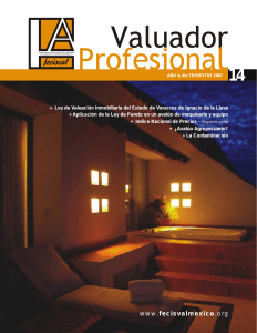 Revista Valuador Profesional: Valuaci&oacute;n Inmobiliaria y M&aacute;s