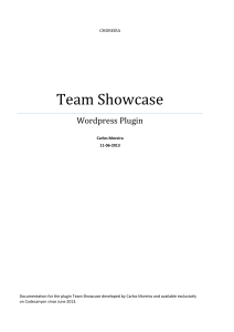 Team Showcase DOCUMENTATION