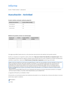 Presión arterial – Laboratorio gustin