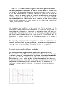 procedimiento granulometria