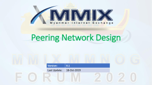 20C505A Peering Network Design